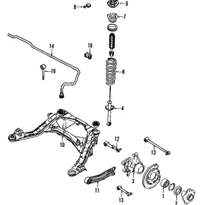 Stabilizer Bar Bushing - Mazda (H266-28-156A)