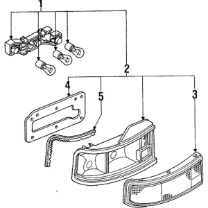 Lens Gasket - Mazda (B455-51-158)
