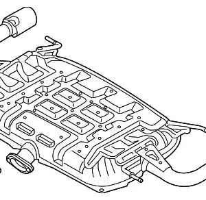 Resonator & Pipe - Mazda (PY01-40-100B)