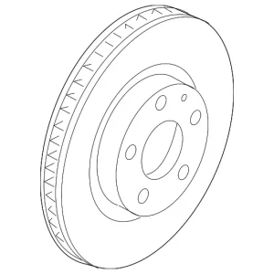 Disc Brake Rotor Front - Mazda (GBFT-33-251A)