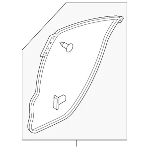 Surround Weather-Strip - Mazda (BBM4-72-760C)