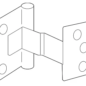 Hinge - Mazda (ZZP0-72-210A)