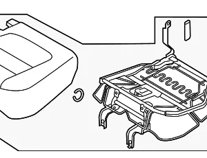 Cushion Assembly - Mazda (KA0H-88-260-34)