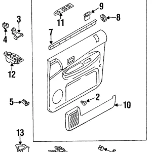 Window Switch - Mazda (BC1D-66-350A)