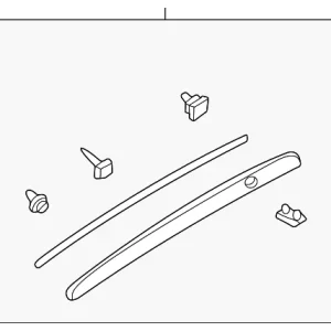 Finish Molding - Mazda (B25F-50-810B-08)