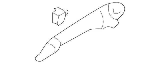 Handle, Outside - Mazda (GJ6A-59-410R-50)