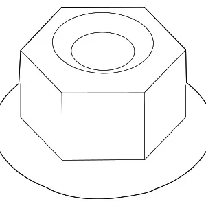 Front Mount Nut - Mazda (9YB0-41-247)