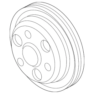 Pulley - Mazda (PXK7-15-131)