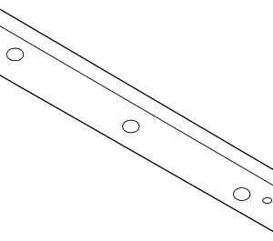 License Frame Bracket - Mazda (H005-50-060)