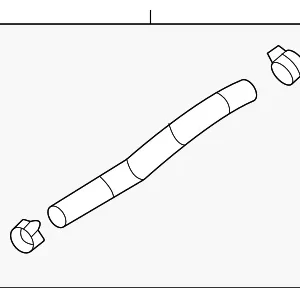 Reservoir Hose - Mazda (MH01-15-72Y)