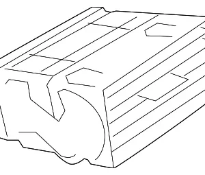 Vent Grille - Mazda (KA0G-64-730-02)