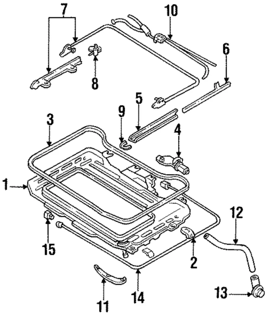 Frame Trim - Mazda (FD01-69-845)