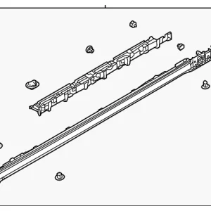 Rocker Molding - Mazda (DN4E-51-P40B)