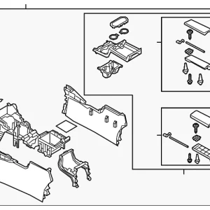 Console Assembly - Mazda (TK48-64-420G-02)