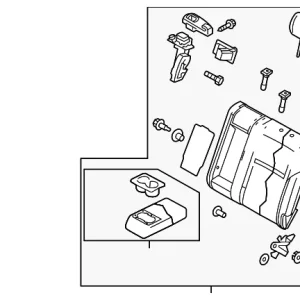 Seat Back Assembly - Mazda (BBM5-57-450J-35)