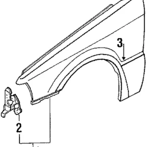 Fender - Mazda (BM89-52-110A)
