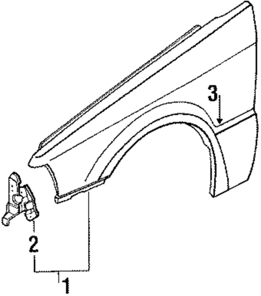 Molding - Mazda (B100-50-681)