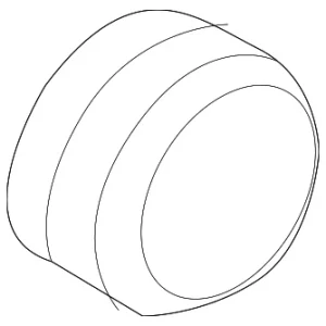 Knob - Mazda (D651-66-BC1)