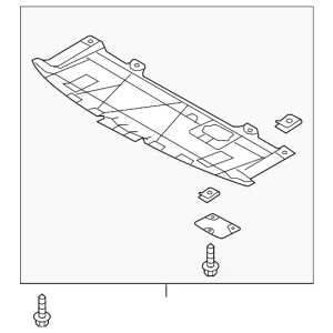 Deflector Shield - Mazda (B45A-56-11Y)