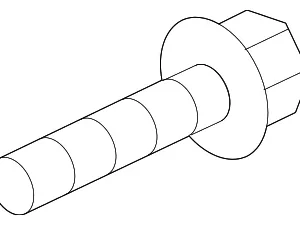 Lower Control Arm Mount Bolt - Mazda (9YA0-2A-425)