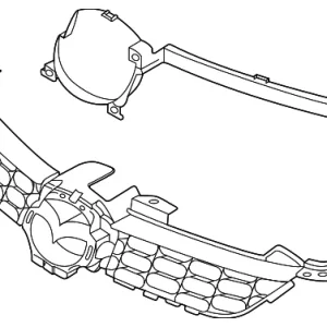 Grille Assembly - Mazda (EH44-50-710C)