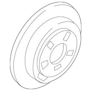Disc Brake Rotor - Mazda (GF3Y-26-251A)