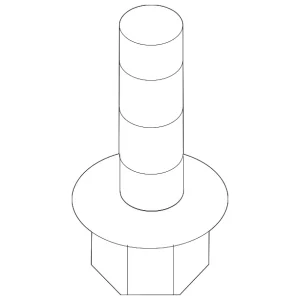 Lower Support Bolt - Mazda (9YA4-20-614)