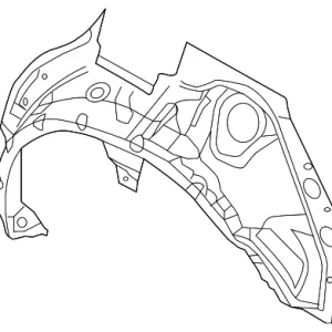 Outer Wheelhouse - Mazda (KDY3-70-11YD)