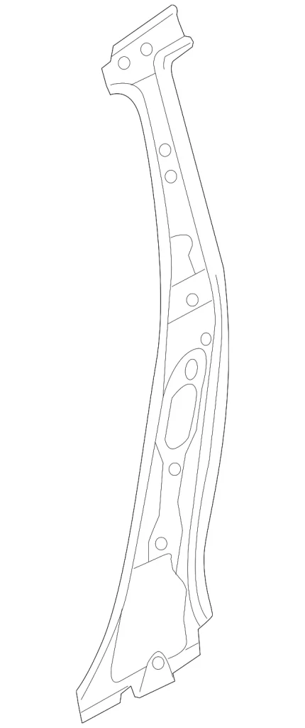 Inner Center Pillar - Mazda (D651-70-080B)
