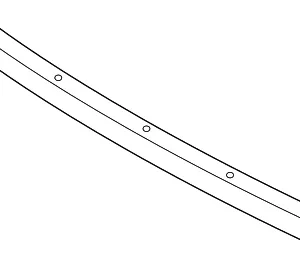 Lower Support Seal Strip - Mazda (TK48-56-968)