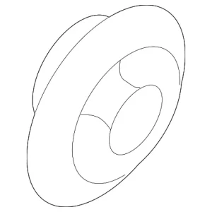 Emblem Hole Cover - Mazda (BCJH-56-051)