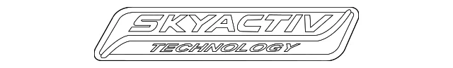 Nameplate - Mazda (TA0A-51-771)
