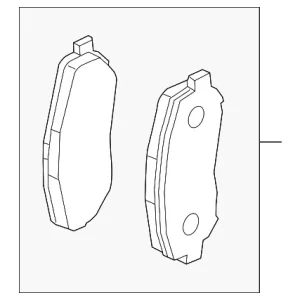 Brake Pads - Mazda (VAY0-33-28ZA)