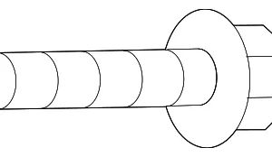 Support Bolt - Mazda (CW01-40-354)