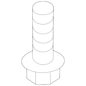 Motor Bolt - Mazda (BBM6-69-9W7)
