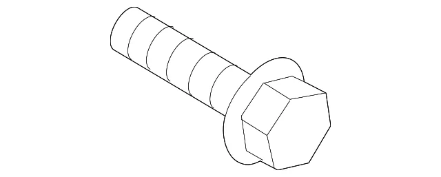 Seat Belt Lap And Shoulder Belt Screw - Mazda (9947-90-616)
