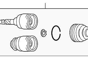 Inner Cv Joint - Mazda (GG62-22-520)