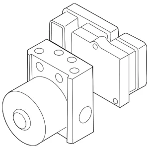 ABS Control Unit - Mazda (BRYV-43-7AZB)