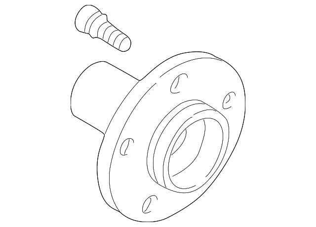 Hub Assembly - Mazda (ZZC0-33-061)