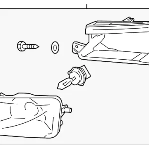 Fog Lamp Assembly - Mazda (FF14-51-680A)