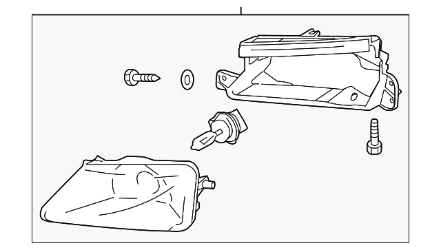 Fog Lamp Assembly - Mazda (FF14-51-680A)