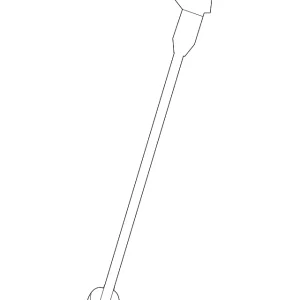 Engine Oil Dipstick - Mazda (L3K9-10-450)