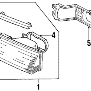 Interior Molding - Mazda (GJ21-51-0A9)