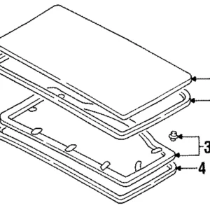 Weatherstrip - Mazda (FD01-69-825A)
