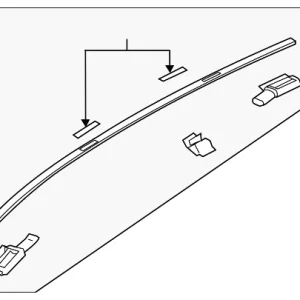 Roof Molding - Mazda (DF71-50-9H0)