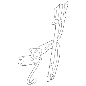 Window Regulator - Mazda (GD7B-58-560A)