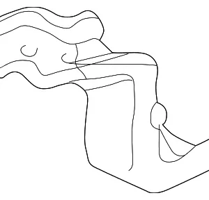 Radiator Assembly Upper Bracket - Mazda (FSD7-15-240A)