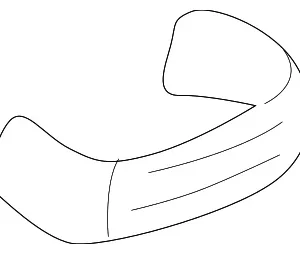 Pressure Hose Bracket - Mazda (LD47-32-197A)