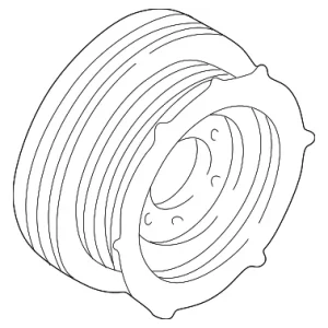 Crankshaft Pulley - Mazda (KJ01-11-400B)