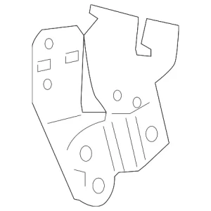 Tow Hook Bracket - Mazda (EF91-54-891)